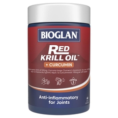 Bioglan Red Krill Plus Curcumin giảm đau khớp 60 viên