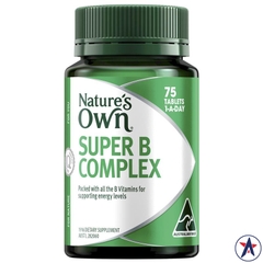 Viên uống tăng cường Vitamin B Nature's Own Super B Complex 75 viên