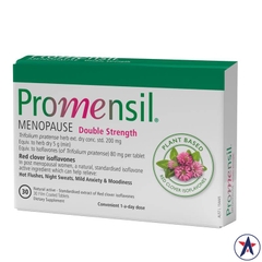 Viên uống cho phụ nữ thời kỳ mãn kinh Promensil Menopause Double Strength