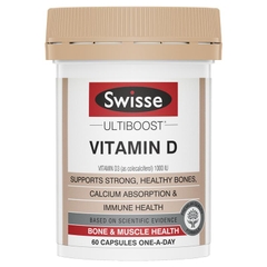 Viên uống bổ sung Vitamin D Swisse Ultiboost
