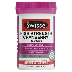 Swisse Ultiboost High Strength Cranberry 25000mg của Úc