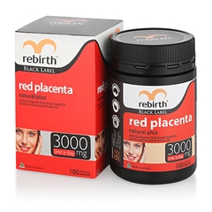 Viên uống nhau thai cừu đỏ Rebirth Red Placenta 3000mg 100 viên