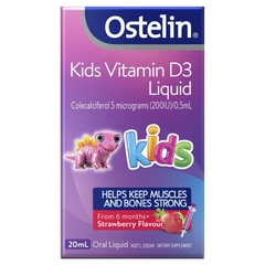 Ostelin Vitamin D3 Kids dạng nước 20ml cho bé từ 6 tháng tuổi