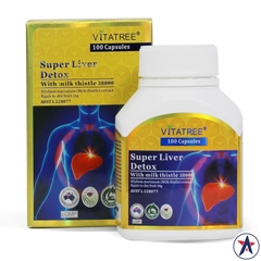 Vitatree Super Liver Detox with Milk Thistle 38000mg 100 viên