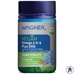 Wagner Vegan Omega 369 Plus DHA thuần chay 60 viên