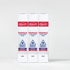 Xịt miệng kháng khuẩn keo ong Origin-A Propolis Fresh Breath Spray 25ml x 3 chai