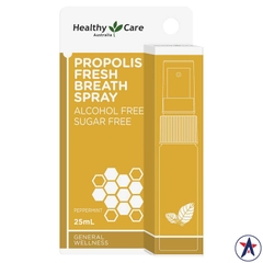 Xịt thơm miệng Healthy Care Propolis Fresh Breath Spray 25ml
