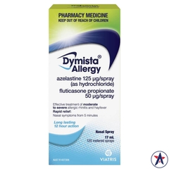 Xịt viêm mũi dị ứng Dymista Allergy 17ml (120 lần xịt)