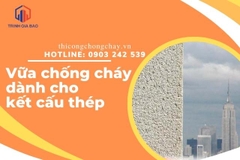 Vữa chống cháy cho kết cấu thép
