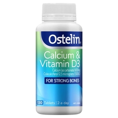 Viên Uống Bổ Sung Ostelin Vitamin D & Calcium 130v