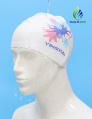 Mũ bơi cao su cao cấp in họa tiết Yingfa C0082 dành cho người lớn và trẻ em