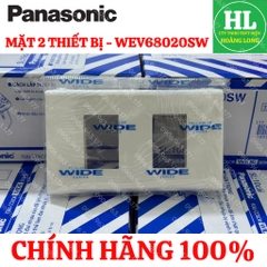 Panasonic dòng WIDE ổ cắm đơn có màn che WEV1081SW