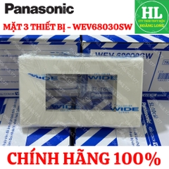 Panasonic dòng WIDE mặt dùng cho 1 thiết bị đơn WEV68010SW