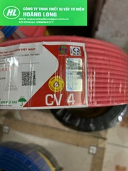 giá 50 mét dây điện Cadivi CV 4 đơn 7 sợi đồng bên trong