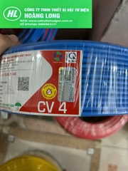 giá 50 mét dây điện Cadivi CV 4 đơn 7 sợi đồng bên trong