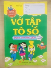 Vở tập tô số - Dành cho mẫu giáo