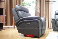 Bộ Sofa thông minh chỉnh điện da thật nhập khẩu Malaysia Recliner M-1108