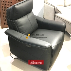 Sofa đơn Recliner chỉnh điện da bò cao cấp SF-M9201 nhập khẩu Malaysia