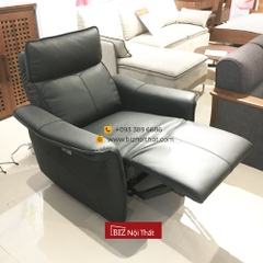 Sofa đơn Recliner chỉnh điện da bò cao cấp SF-M9201 nhập khẩu Malaysia