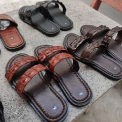 Dép 2 quai ngang GAI LƯNG CÁ SẤU SANG CHẢNH!