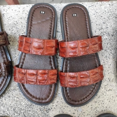 Dép 2 quai ngang GAI LƯNG CÁ SẤU SANG CHẢNH!