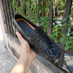 Giày Lười Da Cá Sấu Kiểu Dáng Mới Đẹp Lạ - Gù lưng GLT6D