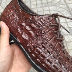Giày tây Thiết kế phong cách Cao bồi. Gai đuôi cá sấu đẹp chất!