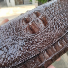 Túi nữ da cá sấu gập 2 nhỏ gọn NHIỀU NGĂN TIỆN LỢI!