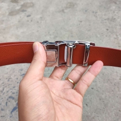 Nịt da Cá sấu - Dây liền hông rất dễ dùng! (mặt bạc)