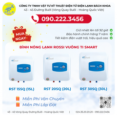 Bình Nóng Lạnh Rossi Vuông Ti Smart: Giải Pháp Hoàn Hảo Cho Mọi Gia Đình Việt