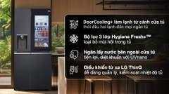 Tủ lạnh LG GR-G257BL Inverter 635 lít Side By Side InstaView