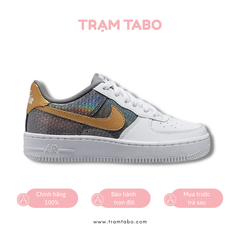 [CI3910-100] K NIKE AIR FORCE 1 SE BABY DRAGON GOLD GREY