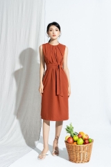 5 Button Dress with belt