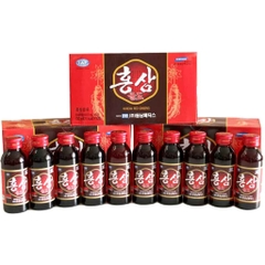 Hồng Sâm Nước Hàn Quốc Korean Red Ginseng (10 Chai/Hộp)