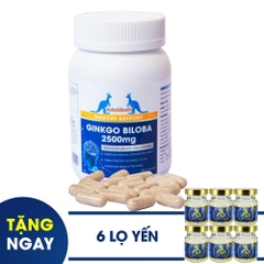 AuGoldHealth - Viên Uống Bổ Não, Tăng Cường Trí Nhớ Của Úc - Ginkgo Biloba 2500mg - 100 Viên