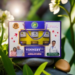 Yến Sào Đường Ăn Kiêng Nguyên Chất 15% VINNEST PLUS (Hộp 6 lọ)