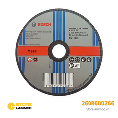 Đá cắt kim loại 100mm dày 1.2mm Bosch 2608600266