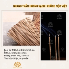 Nhang Cây Trầm Hương Sạch Cao Cấp - Ống