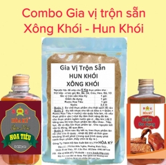 Gia vị xông khói -hun khói trộn sẵn ướp cho 6kg thực phẩm