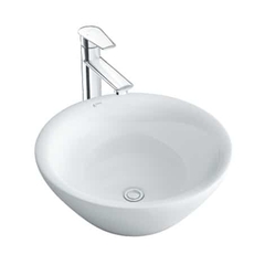 Chậu rửa lavabo AL 445V đặt bàn tròn.