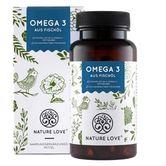 Dầu cá Nature Love Omega 3 Aus Fischol 40225 120V [Hàng Đức]