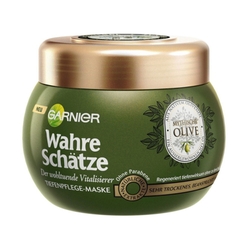 Dầu ủ tóc Garnier Wahre Schatze Mythische Olive 300ml [Hàng Đức]