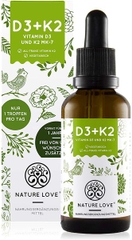 Vitamin D3+K2 Nature Love 50ml [Hàng Đức]