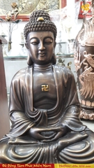Tượng Phật A Di Đà Bằng Đồng Vàng Giả Cổ