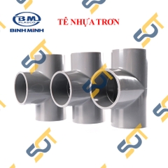 Tê Đều Ba Đầu Nhựa PVC Trơn 21 27 34  - Thương Hiệu Nhựa Bình Minh