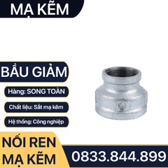 Côn Thu Mạ Kẽm - Bầu Giảm Ren Trong Sắt Mạ Kẽm