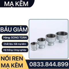Côn Thu Mạ Kẽm - Bầu Giảm Ren Trong Sắt Mạ Kẽm