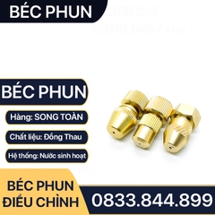 Béc Phun Đồng Thau Ren Trong 13, Đầu Phun Hỏa Tiễn Ren Ngoài 21 Đồng Thau