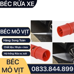 Béc Phun Rửa Xe Cao Áp, Đầu Phun Rửa Xe Cao Áp Mỏ Vịt Chân Ren 13