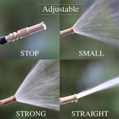 Béc Rửa Xe Tăng Áp Đuôi Nối Nhanh Đồng Thau Lắp Đặt Vệ Sinh Xe, Sàn Nhà, Tưới Cây - Điều Chỉnh Tia Nước